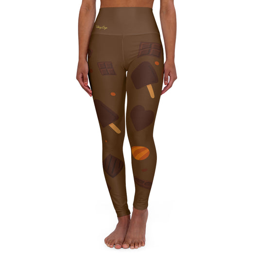 Sweet Treats: Chocolate Dreams (Loud Vibe) - High Waisted Premium Leggings
