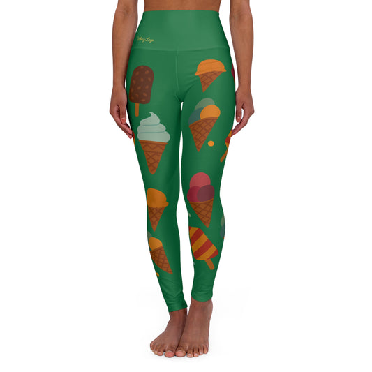 Sweet Treats: Ice Cream Parlor (Loud Vibe) - High Waisted Premium Leggings