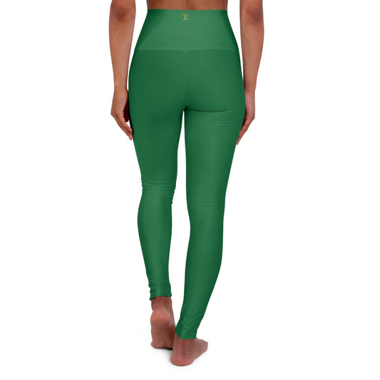 Classic Collection: Dark Green - High Waisted Premium Leggings