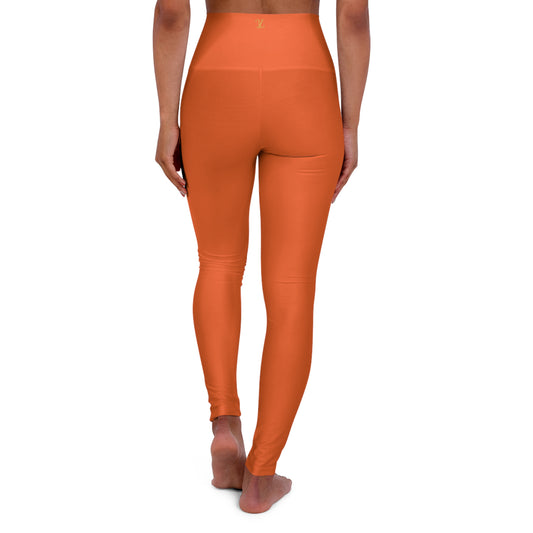 Classic Collection: Orange - High Waisted Premium Leggings