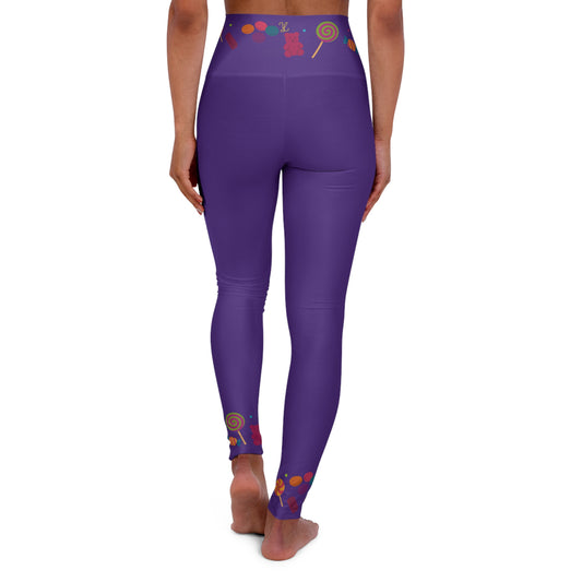 Sweet Treats: Candy Land (Subtle Vibe) - High Waisted Premium Leggings