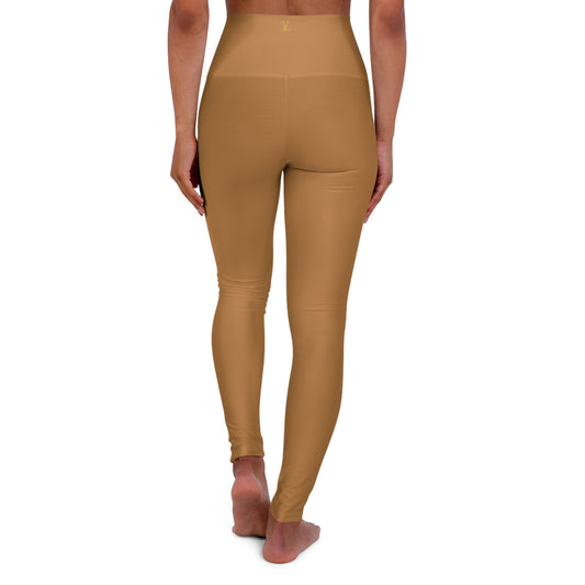 Classic Collection: Light Brown - High Waisted Premium Leggings