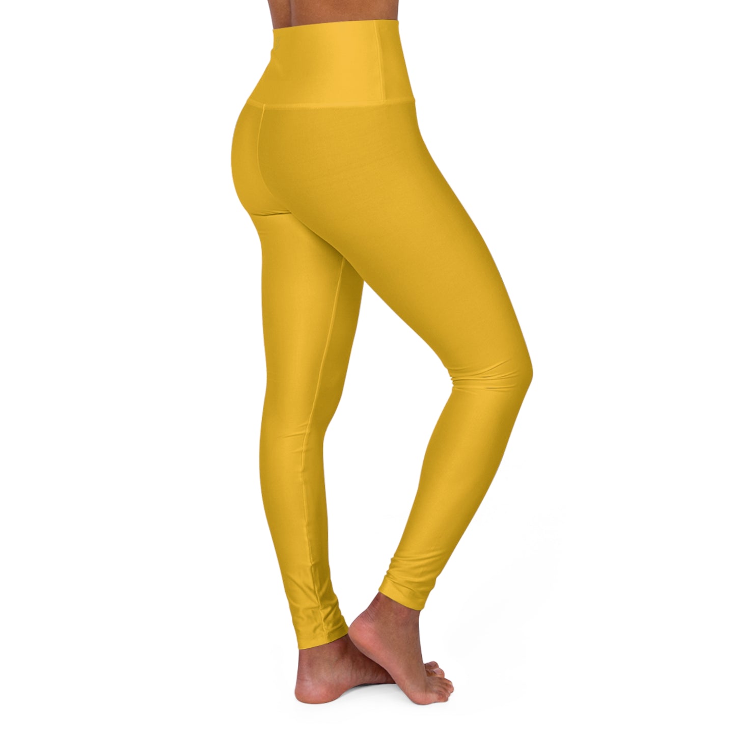 Classic Collection: Yellow - High Waisted Premium Leggings