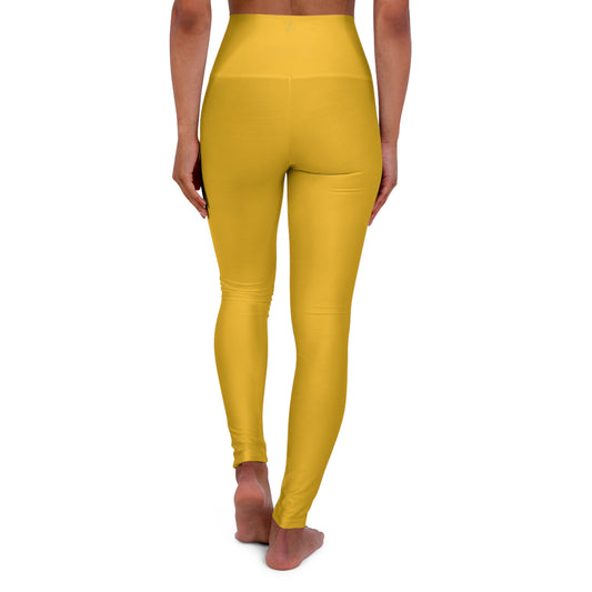 Classic Collection: Yellow - High Waisted Premium Leggings