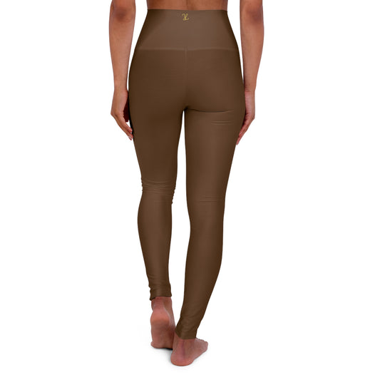 Classic Collection: Brown - High Waisted Premium Leggings