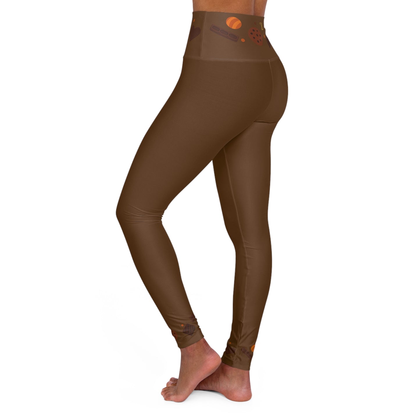 Sweet Treats: Chocolate Dreams (Subtle Vibe) - High Waisted Premium Leggings