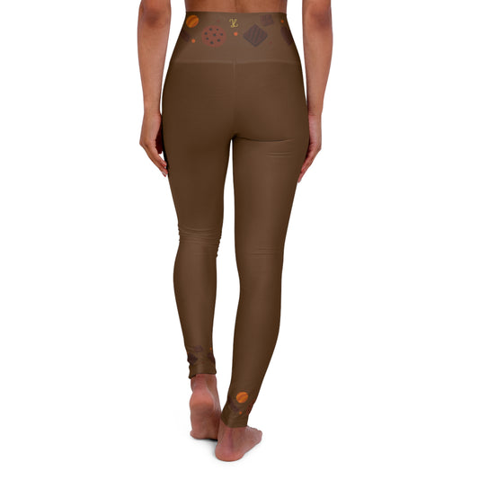 Sweet Treats: Chocolate Dreams (Subtle Vibe) - High Waisted Premium Leggings