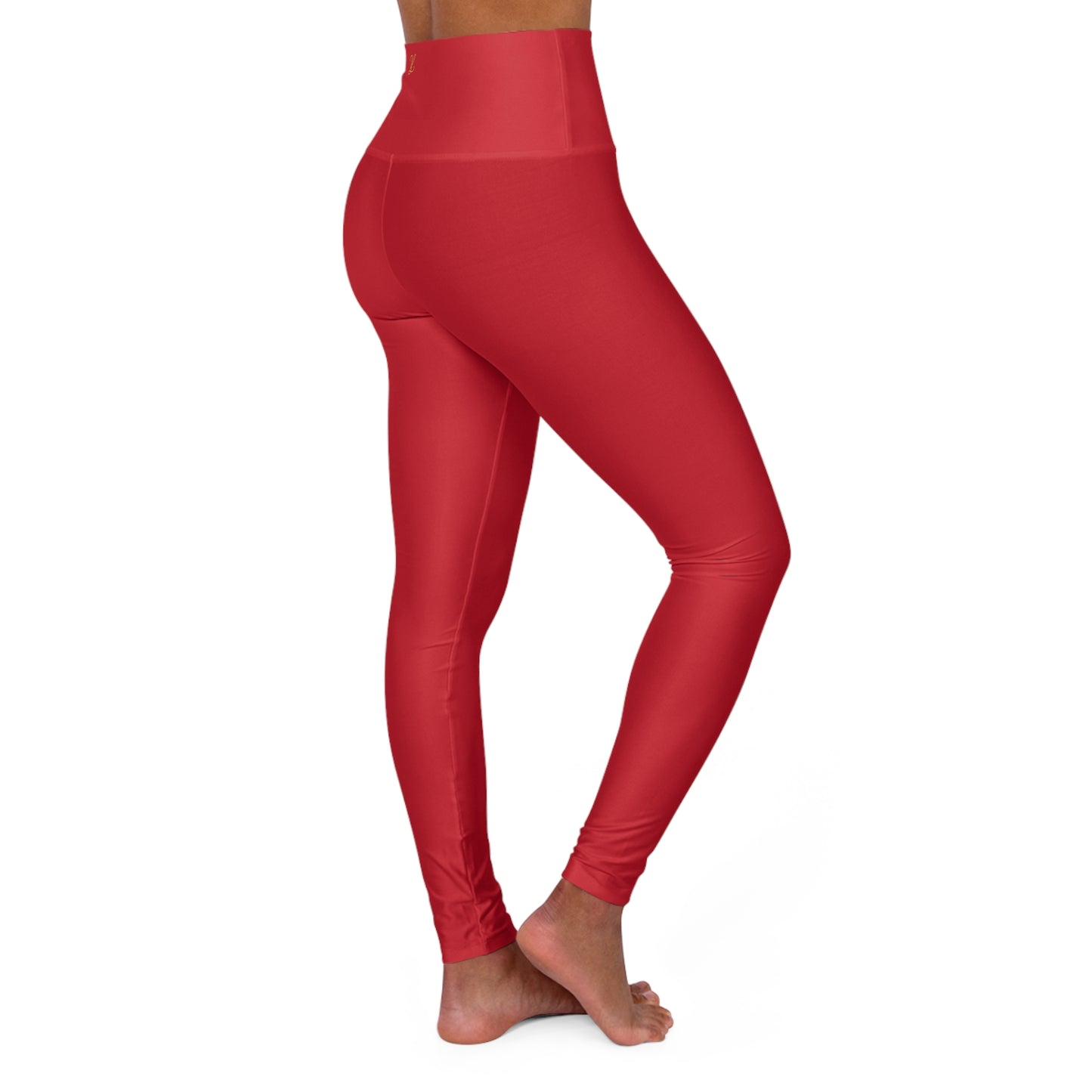 Classic Collection: Dark Red - High Waisted Premium Leggings