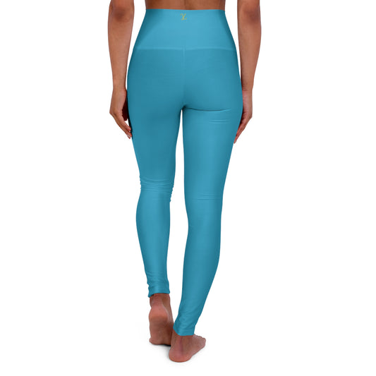 Classic Collection: Turquoise - High Waisted Premium Leggings