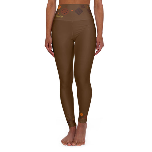 Sweet Treats: Chocolate Dreams (Subtle Vibe) - High Waisted Premium Leggings