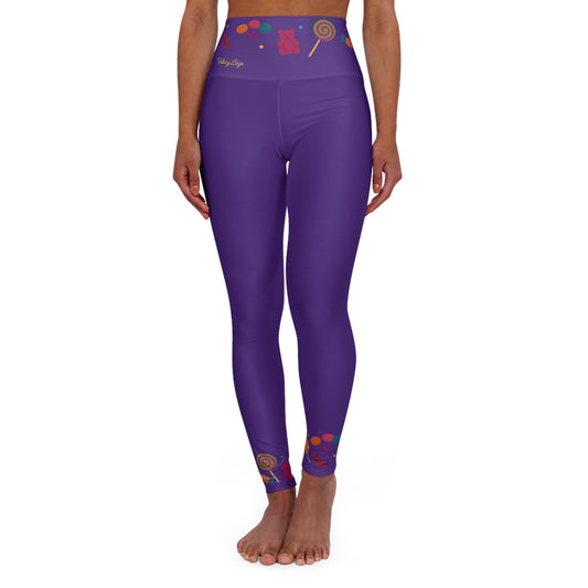 Sweet Treats: Candy Land (Subtle Vibe) - High Waisted Premium Leggings