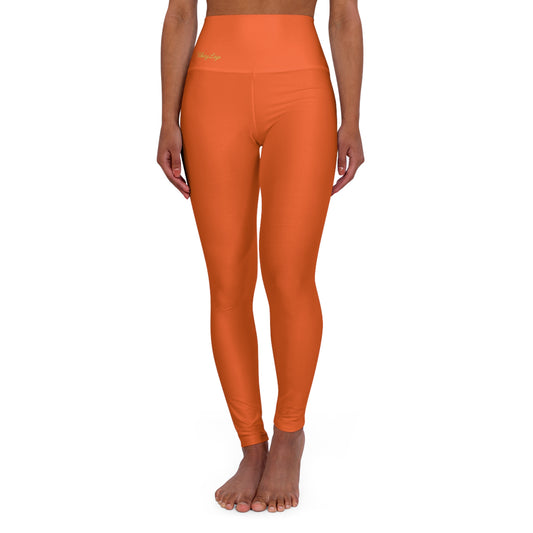 Classic Collection: Orange - High Waisted Premium Leggings