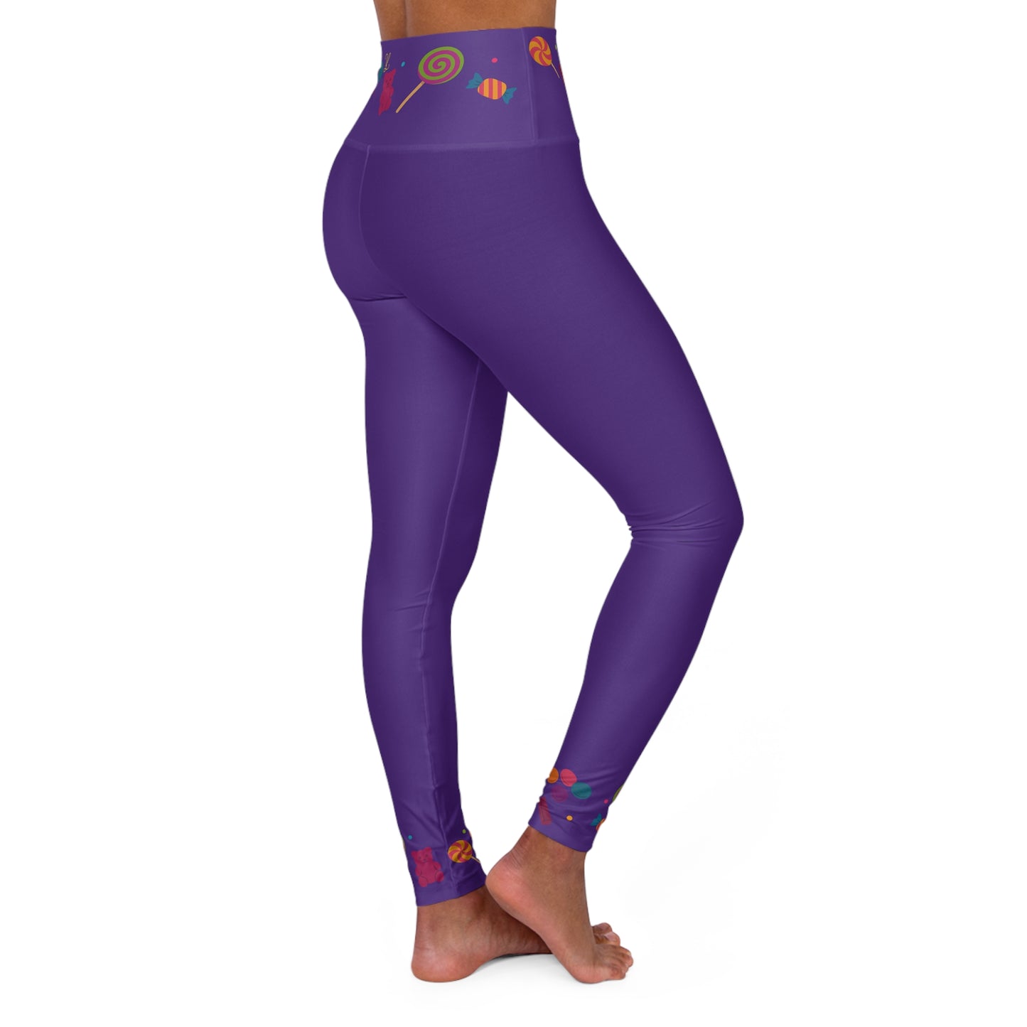 Sweet Treats: Candy Land (Subtle Vibe) - High Waisted Premium Leggings