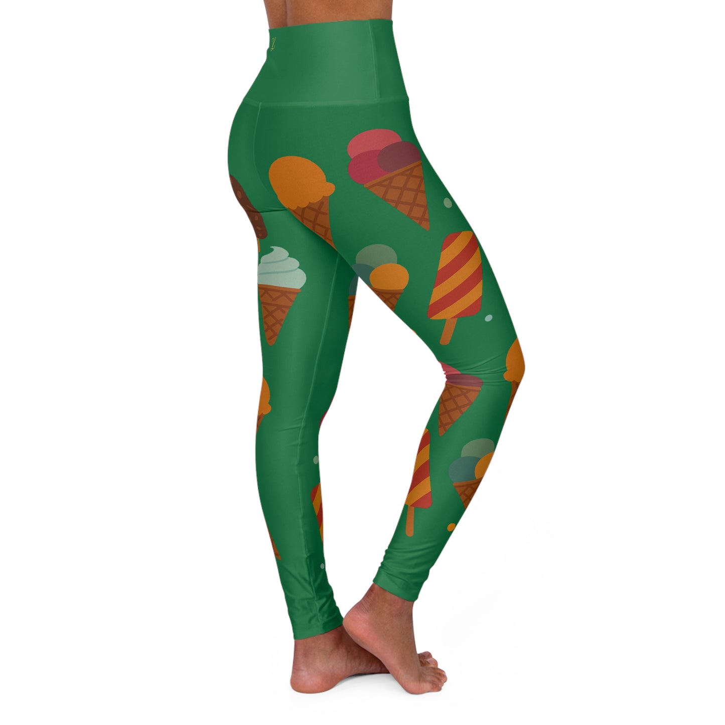 Sweet Treats: Ice Cream Parlor (Loud Vibe) - High Waisted Premium Leggings