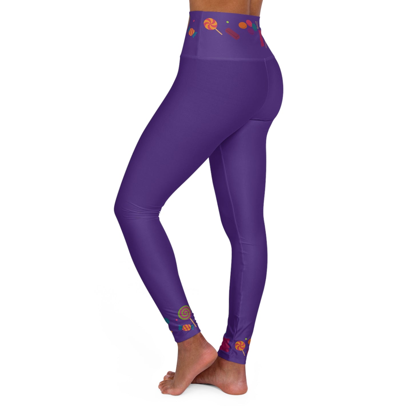 Sweet Treats: Candy Land (Subtle Vibe) - High Waisted Premium Leggings