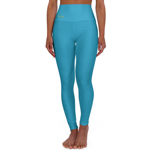 Classic Collection: Turquoise - High Waisted Premium Leggings
